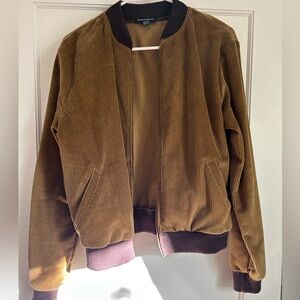 American apparel corduroy bomber jacket